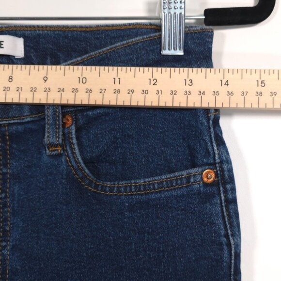 RE/DONE Women's Jeans 90s HIGH RISE ANKLE CROP Size 27 Button Fly 190-3WHRAC DRW - Picture 5 of 13